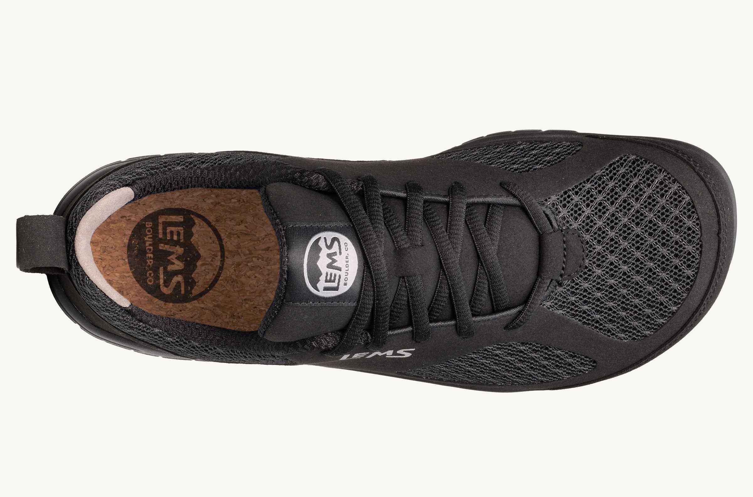LEMS スニーカー　Primal 3 M7 W8.5 Black Lems Men's Primal 3 Black | Wide Toe Box & Stable Zero-Drop Shoe